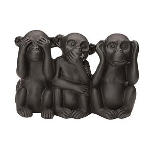 Escultura Macacos Em Cimento – 14201