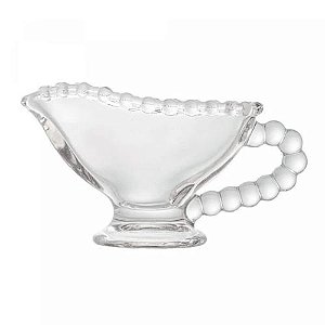 Molheira Pearl de Cristal Transparente 13x7x9cm Lyor