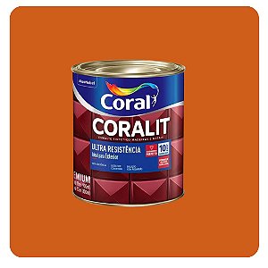 Coralit Ultra Resistência Alto Brilho Laranja 0,900mL Coral