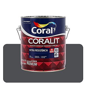 Coralit Ultra Cinza Escuro Brilhante 0,900mL Coral