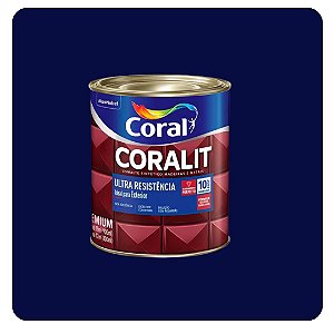 Coralit Ultra Resistência Alto Brilho Azul DelRey 0,900mL Coral