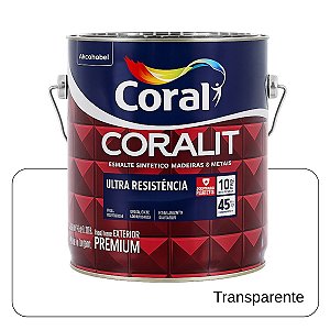 Coralit Ultra Transparente Brilhante 3,6L Coral