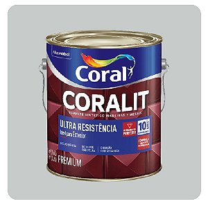 Coralit Ultra Resistência Alto Brilho Platina 3,6L Coral