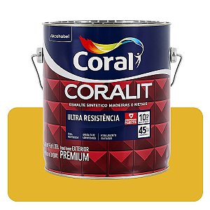 Coralit Ultra Amarelo Trator Brilhante 3,6L Coral