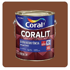 Coralit Ultra Resistência Alto Brilho Tabaco 3,6L Coral