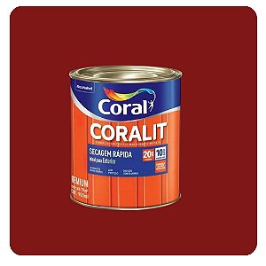 Coralit Secagem Rápida Brilhante Vermelho Goya 0,900mL Coral