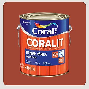 Coralit Secagem Rápida Brilhante Colorado 3,6L Coral