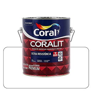 Coralit Ultra Branco Acetinado 0,900ml Ultra Resistência Coral