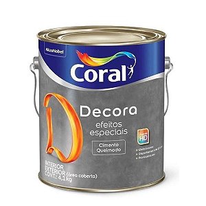 Decora Efeito Cimento Queimado 3,2L Coral