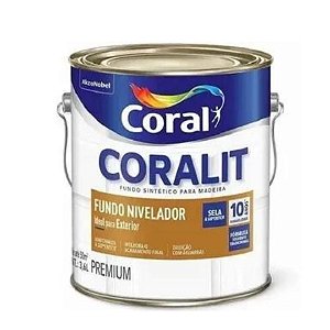 Coralit Fundo Nivelador De Madeira 3,6L