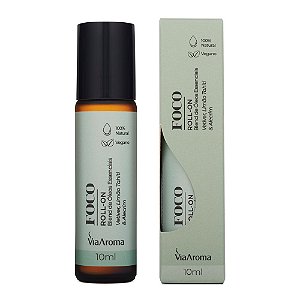 Blend Roll-On de Óleo Essencial Foco Aromatherapy Via Aroma - 10ml