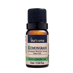 Óleo Essencial Lemongrass Via Aroma - 10ml