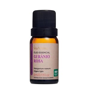 Óleo Essencial Gerânio Rosa Via Aroma  5ml