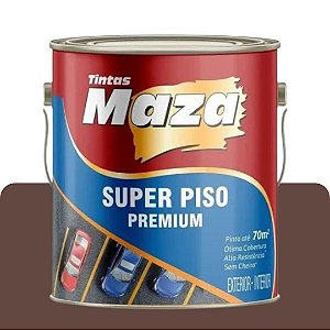 Tinta Piso Marrom 3,6L Maza