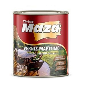 Verniz P/ Madeira Marítimo Acetinado Incolor 3,6L - MAZA
