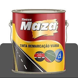 Tinta Demarcação Viária Cinza Escuro N3,5 3,6L Maza