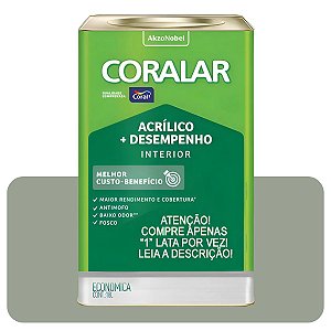 Coralar Concreto 18L Tinta Acrílica Econômica Coral