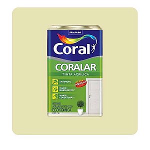 Coralar Palha 18L Tinta Acrílica Coral