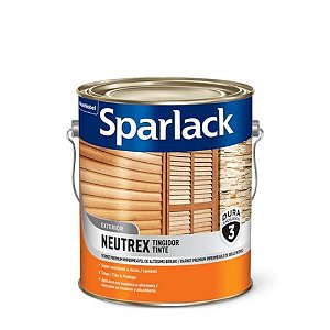 Verniz Neutrex Castanho Avermelhado Solvente 0,900ml Sparlack - Coral