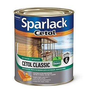 Verniz Cetol Balance  Acetinado Canela 3,6L  Classic Sparlack - Coral