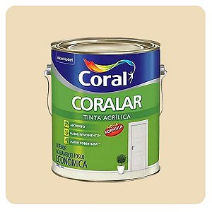 Coralar Marfim 3,6L Tinta Acrílico Econômica Coral