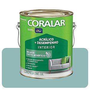 Coralar Azul Arpoador 3,6L Tinta Acrílico Econômica Coral