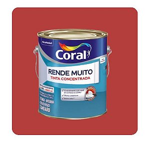 Rende Muito Vermelho Cardinal 3,6L Tinta ACR Standard Coral