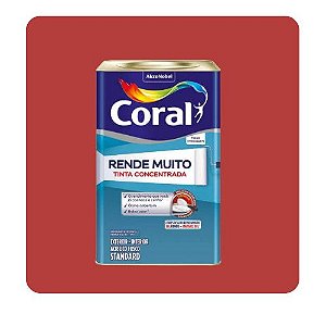 Rende Muito Vermelho Cardinal 16L Tinta ACR Standard Coral