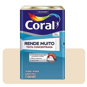 Rende Muito Pérola 16L Tinta Standard Coral