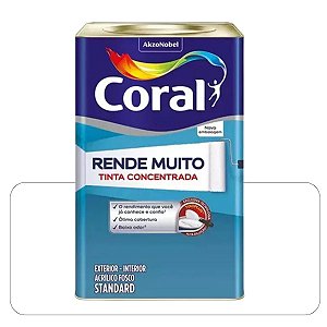 Rende Muito Branco 16L Tinta Standard Coral