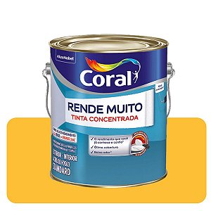Rende Muito Amarelo Frevo 3,6L Tinta Standard Coral
