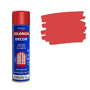 Spray Decor Uso Geral Vermelho 8761 Colorgin