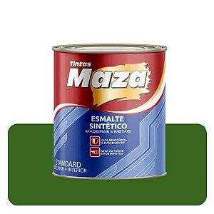 Esmalte Brilhante Verde Folha 0,900mL Solvente  Sintético Maza