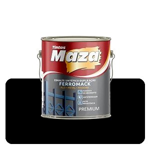 Esmalte Ferromack Preto 0,900ml Maza