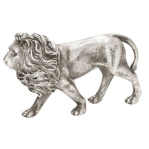 Escultura Leão em Poliresina 23x9x12cm - Mart