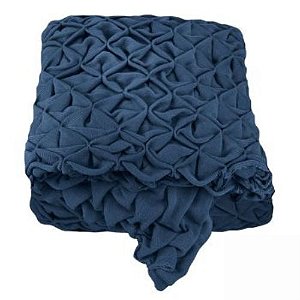 Manta de Tricot Azul Jeans 050-14 220x90 decortextil