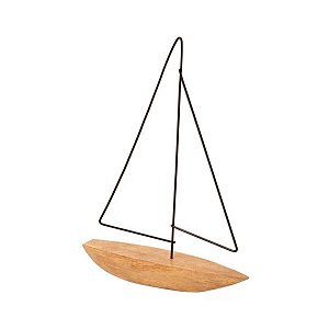 Escultura Barco em Poliresina  Mart Collection 40x28cm G 13874
