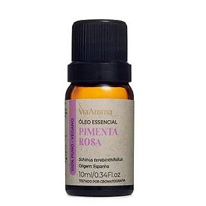 Óleo Essencial Pimenta Rosa Aromatherapy Via Aroma - 10ml