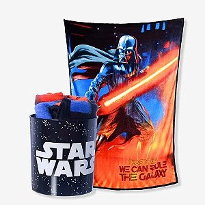 Manta Decorativa Kit C/ Balde Star Wars 160x120m Zonacriativa