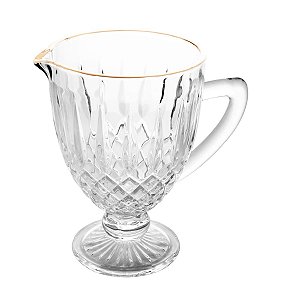 Jarra de Vidro com Fio Dourado Greek 1L Rojemac