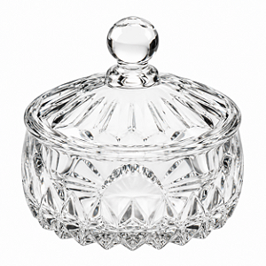 Potiche Decorativo de Cristal Louise 11cm x 11cm Rojemac