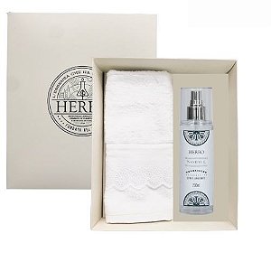 Kit Presente Nobles Home Spray e Toalha Versailles Herbo 200ml