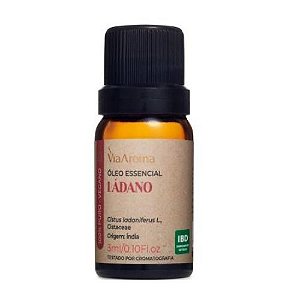 Oleo Essencial Ládano 3ml - Via Aroma