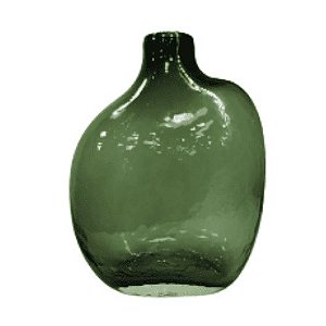 Vaso de Vidro Verde 17368 20,5x15,5x9cm (LxPxA) Mart