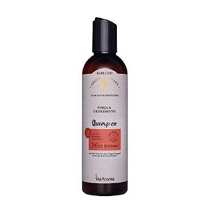 Shampoo Força e Crescimento Aromatherapy Via Aroma - 240ml