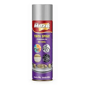 Spray uso geral Cinza Médio 400ml Maza