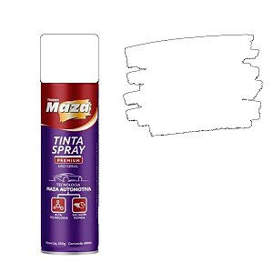Spray uso geral Branco Fosco 400ml Maza 23850
