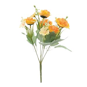 Pick Galho de Flores Laranja 33cm Cromus