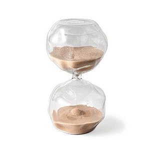 Ampulheta Em Vidro 60min 16788 19x10,5cm Mart
