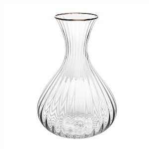 Decanter de Cristal C/ Fio de Ouro Optic 1,150L 20544 Wolff